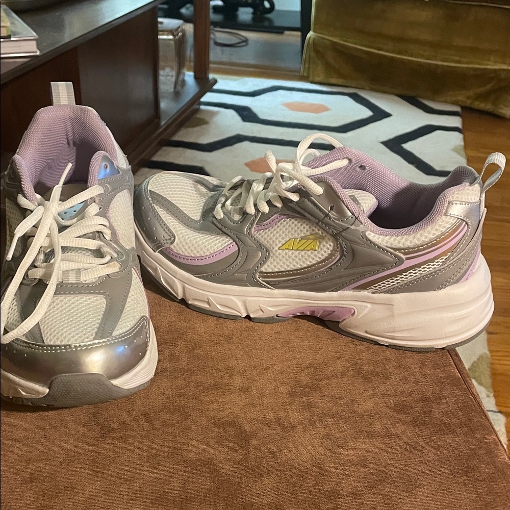 NWOT Avia Gray and Lavender Athletic Shoes